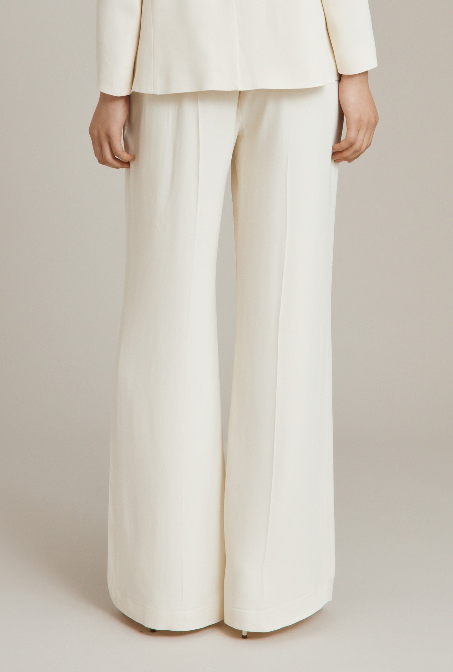 Alexa Crepe Wide Leg Trousers