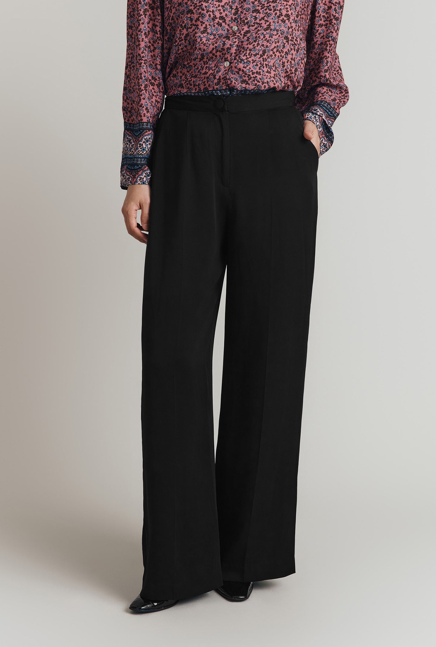 Reiko Wide Straight Leg Trousers