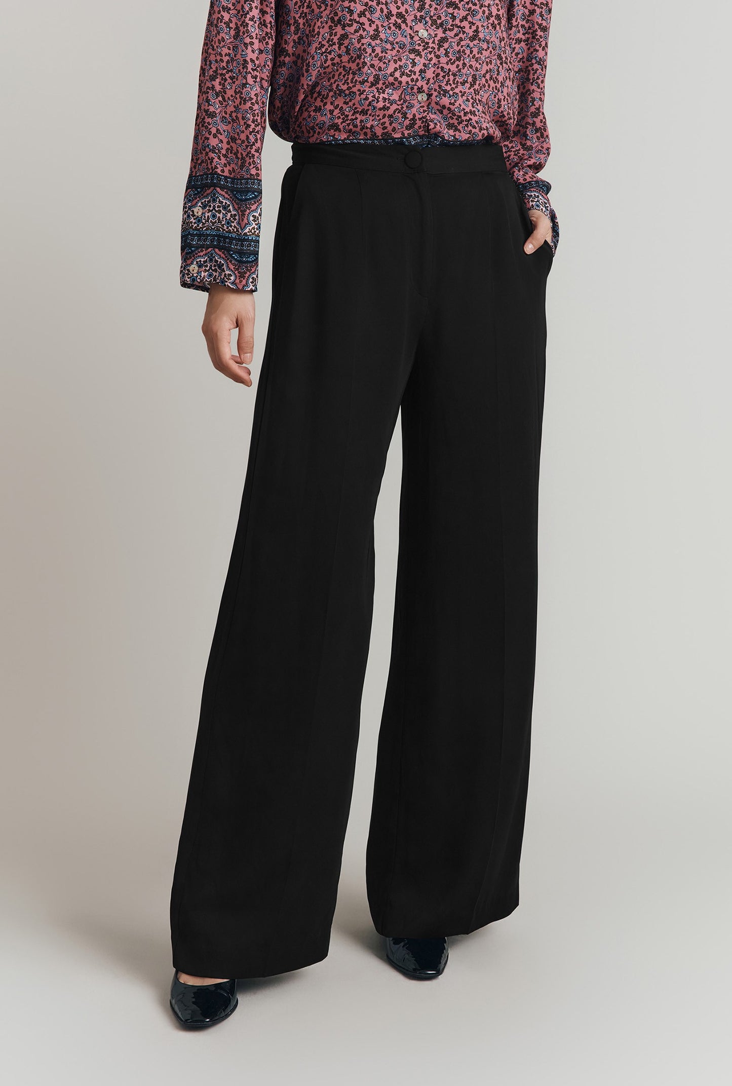 Reiko Wide Straight Leg Trousers