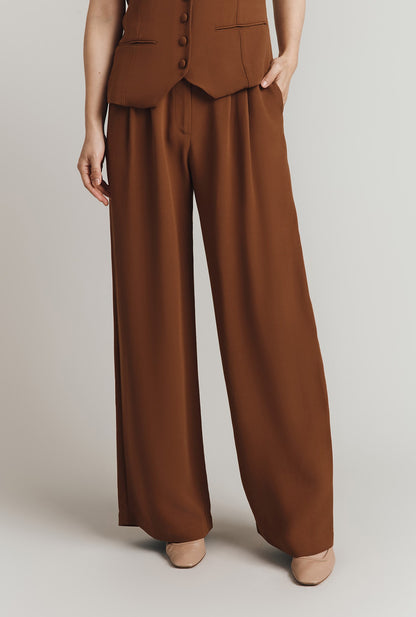 Reiko Straight Wide Leg Trousers