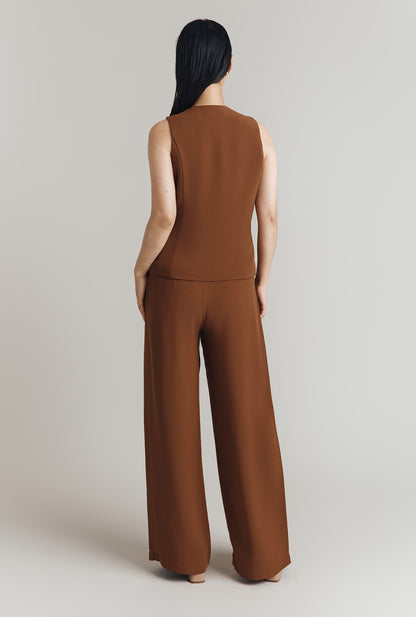 Reiko Straight Wide Leg Trousers