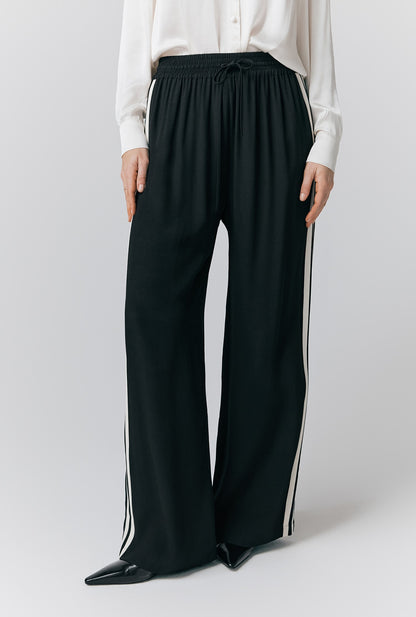 Mila Contrast Wide Leg Trousers