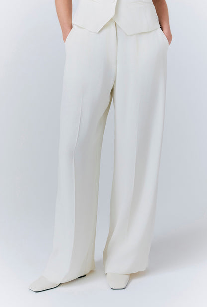 Reiko Straight Wide Leg Trousers