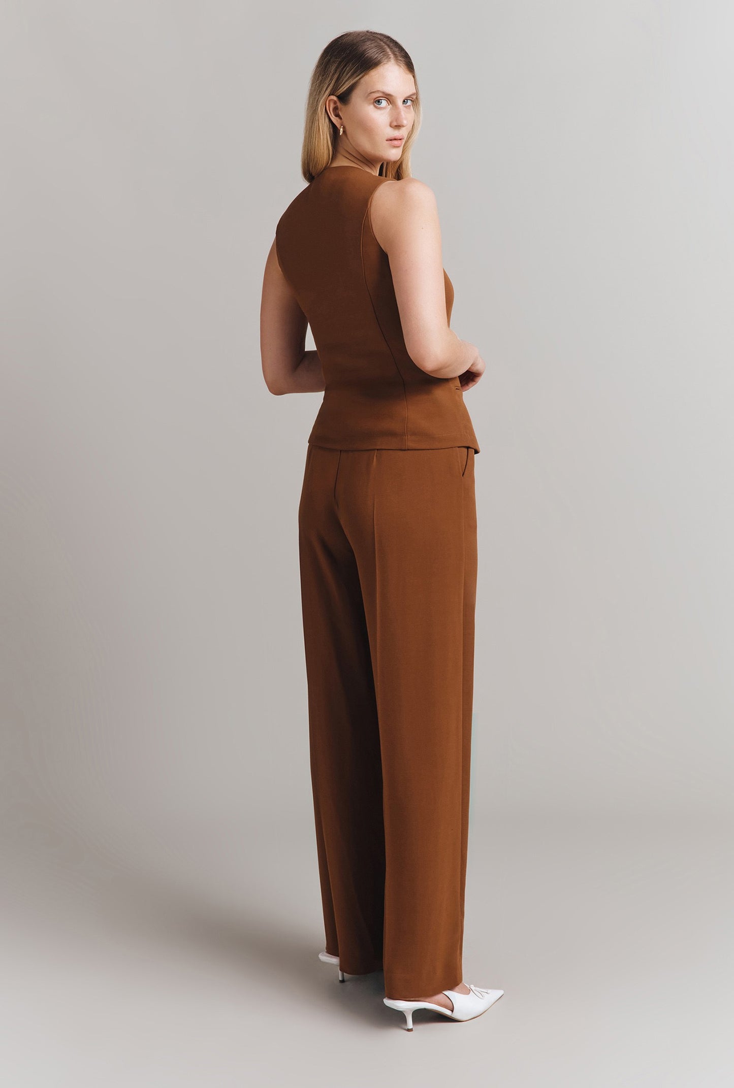 Bonnie Crepe Waistcoat