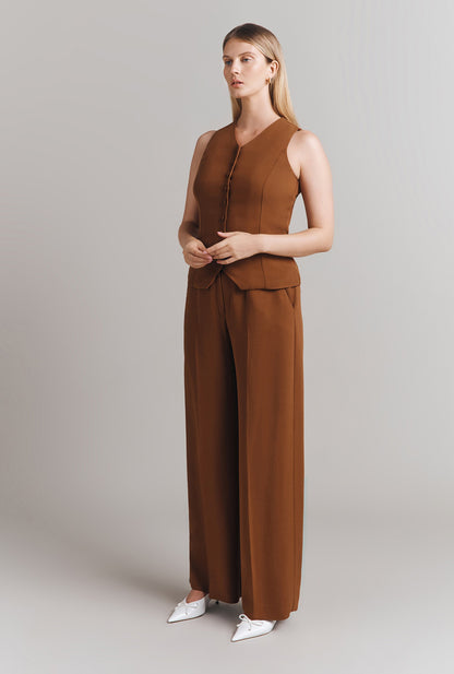 Bonnie Crepe Waistcoat
