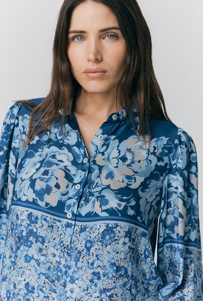 Josie Placement Floral Blouse