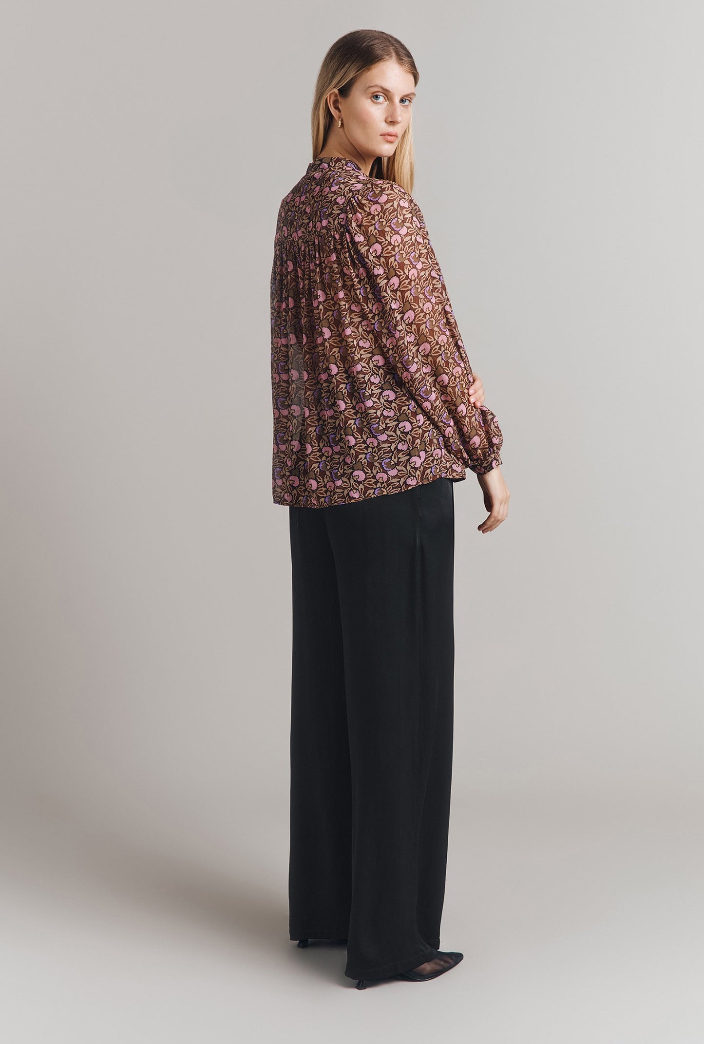 Jennifer Georgette Floral Blouse