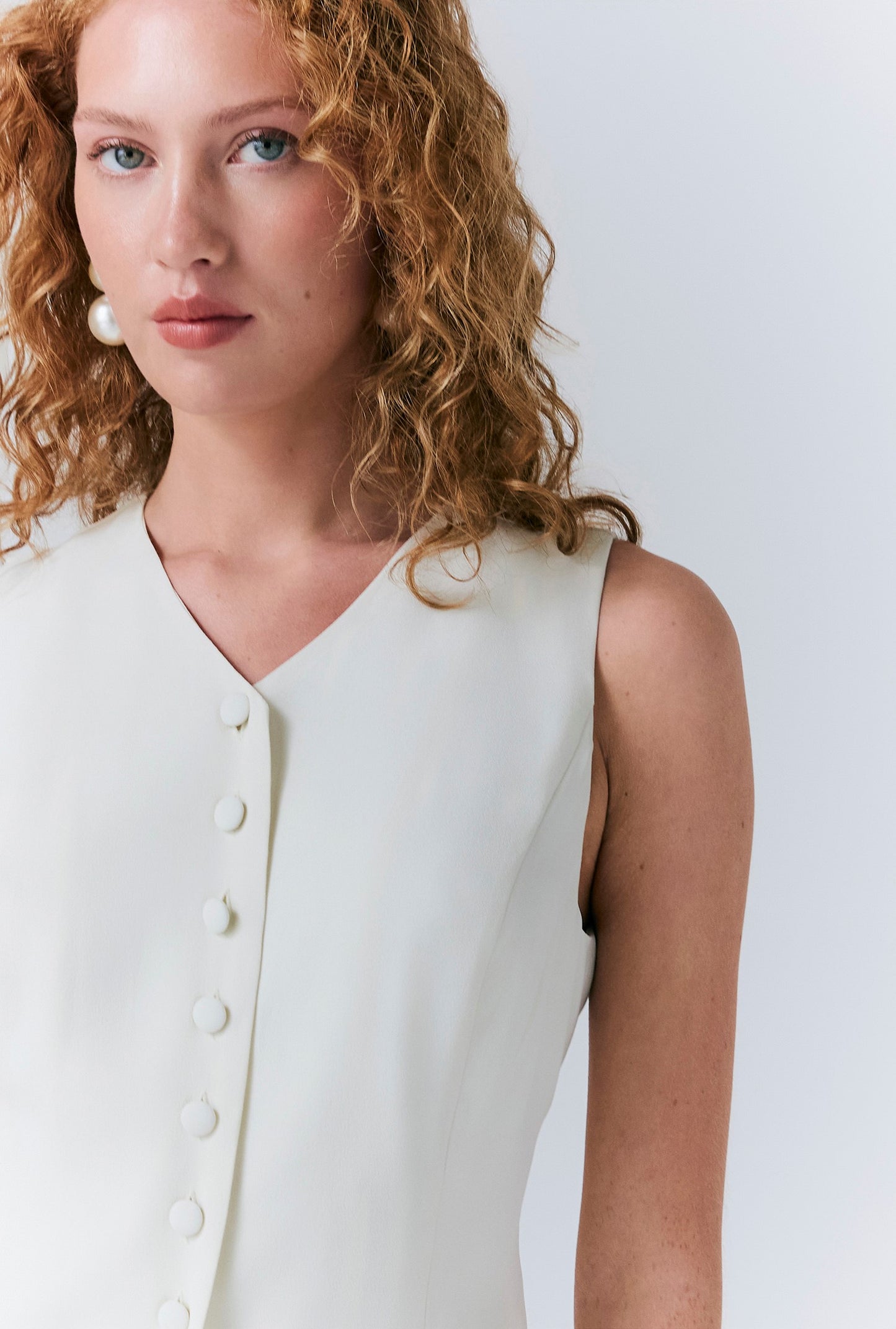 Bonnie Crepe Waistcoat