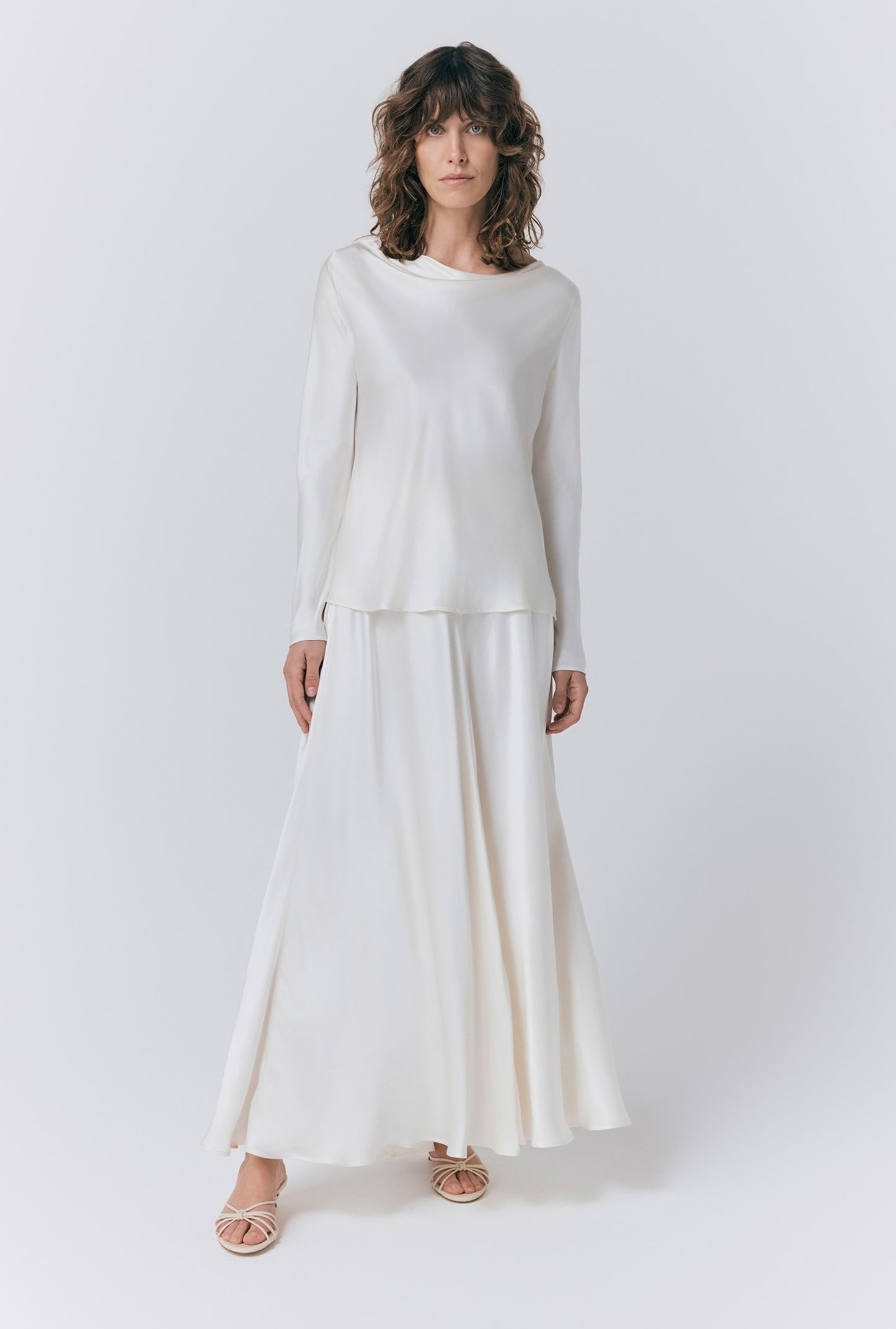 Isabella Satin Blouse