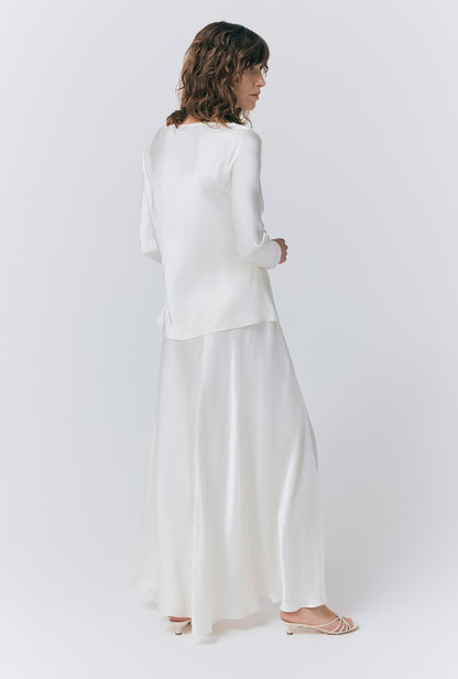 Isabella Satin Blouse