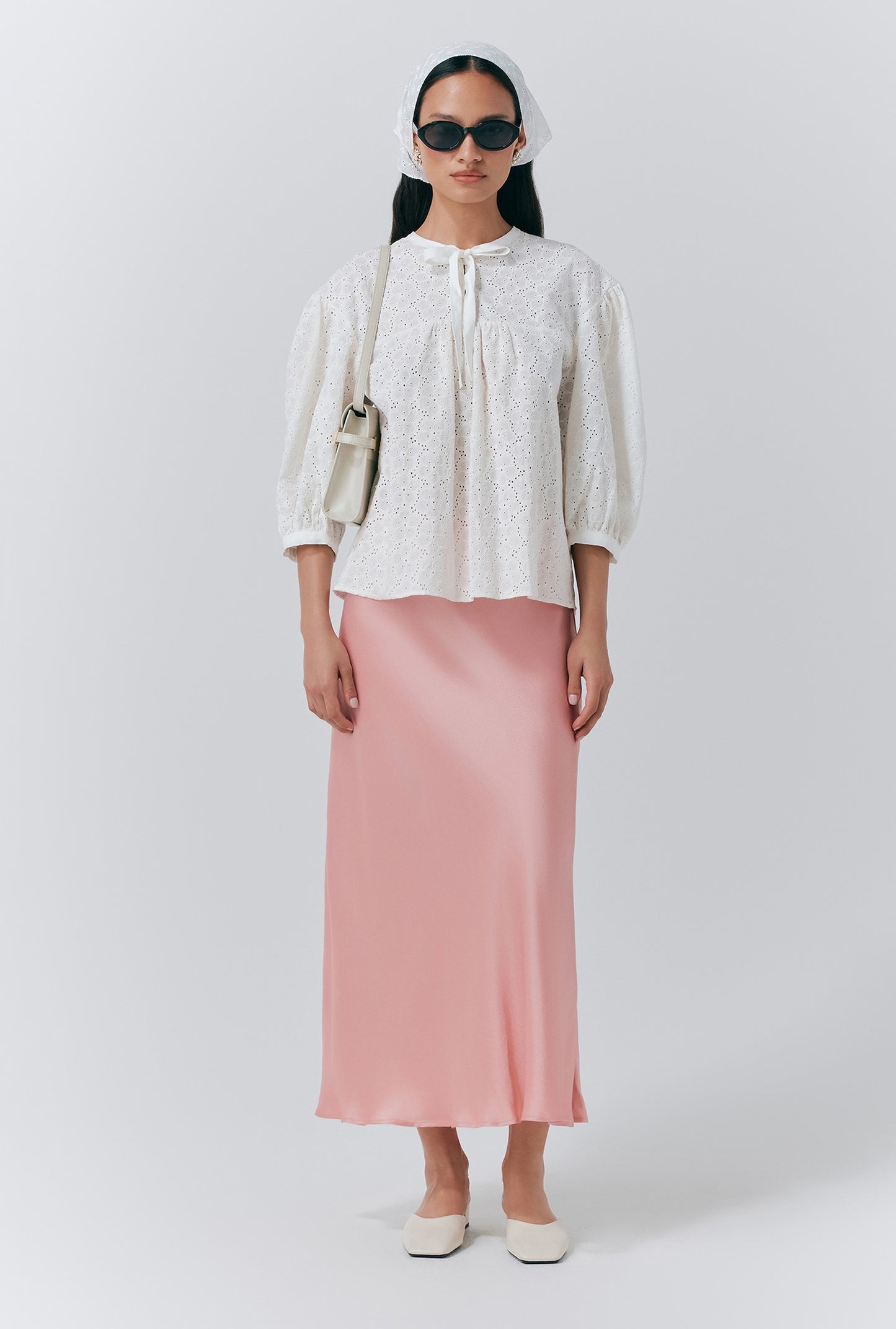 Loren Embroidered Cotton Blouse