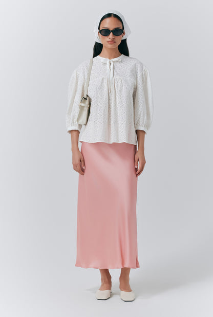 Loren Embroidered Cotton Blouse