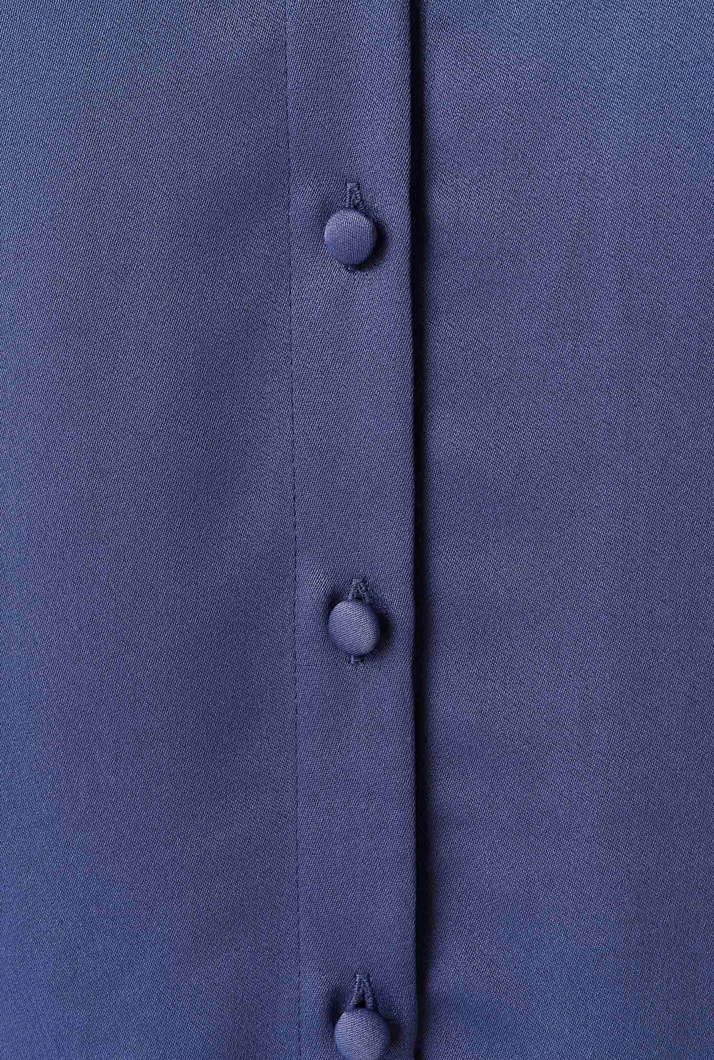 Esther Collared Satin Shirt