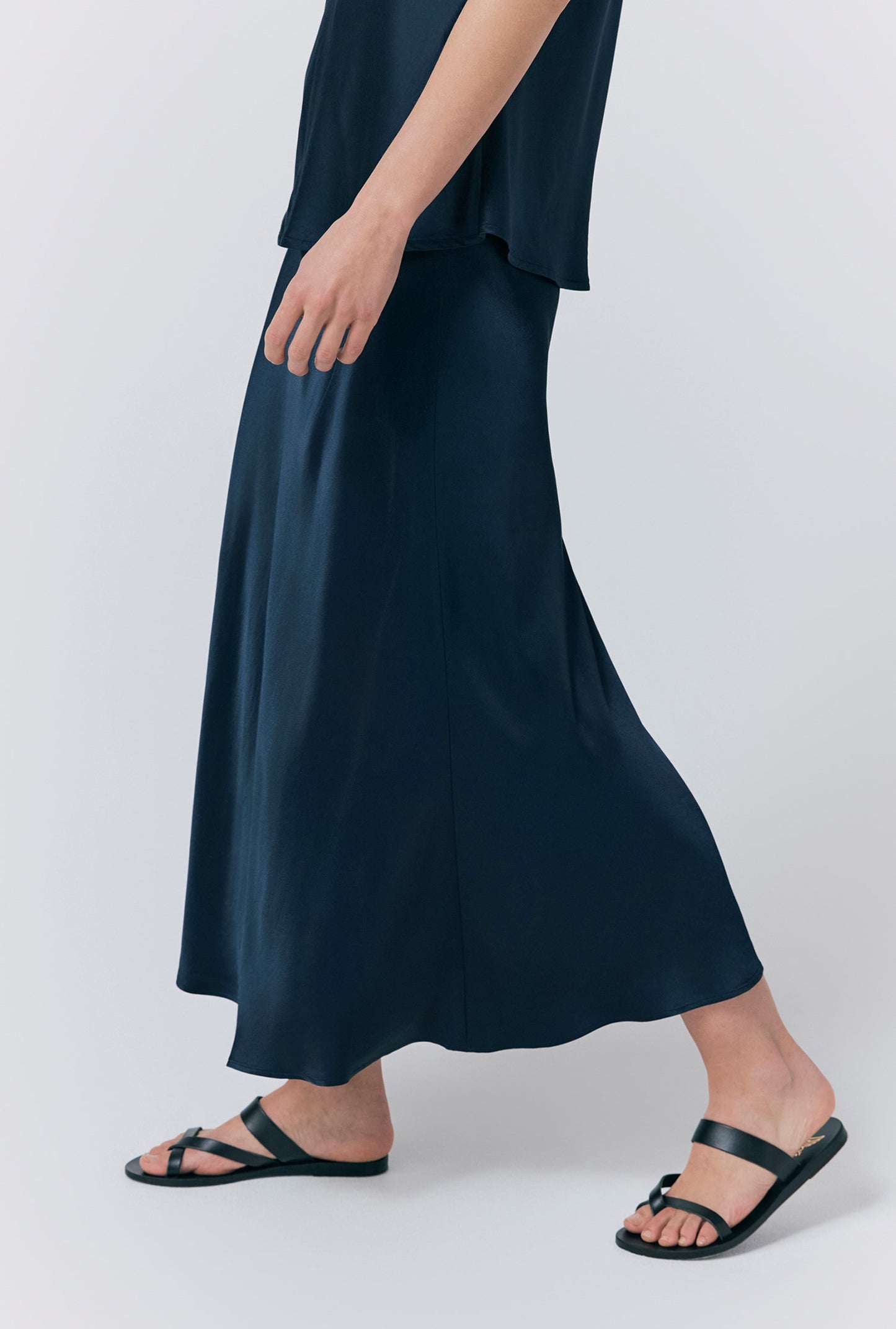 Luna Satin Slip Skirt