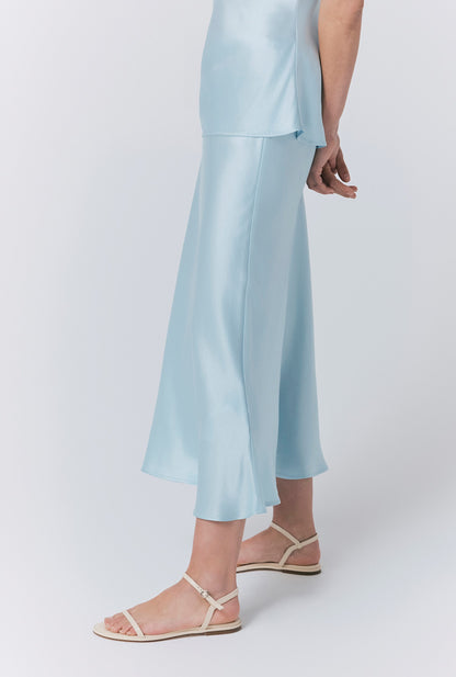 Luna Satin Slip Skirt