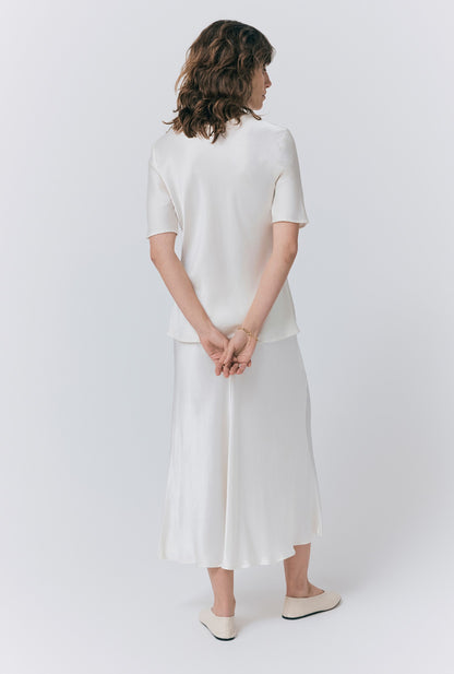 Luna Satin Slip Skirt