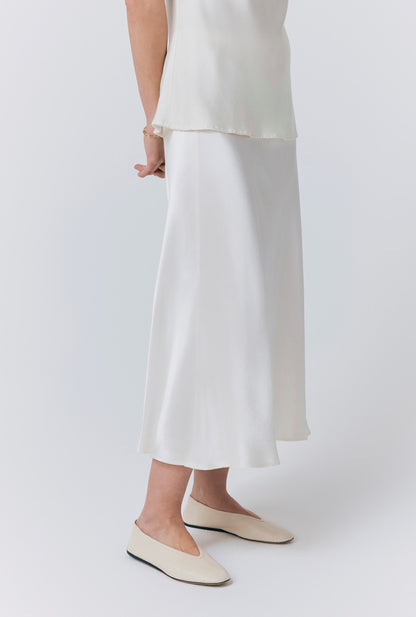 Luna Satin Slip Skirt