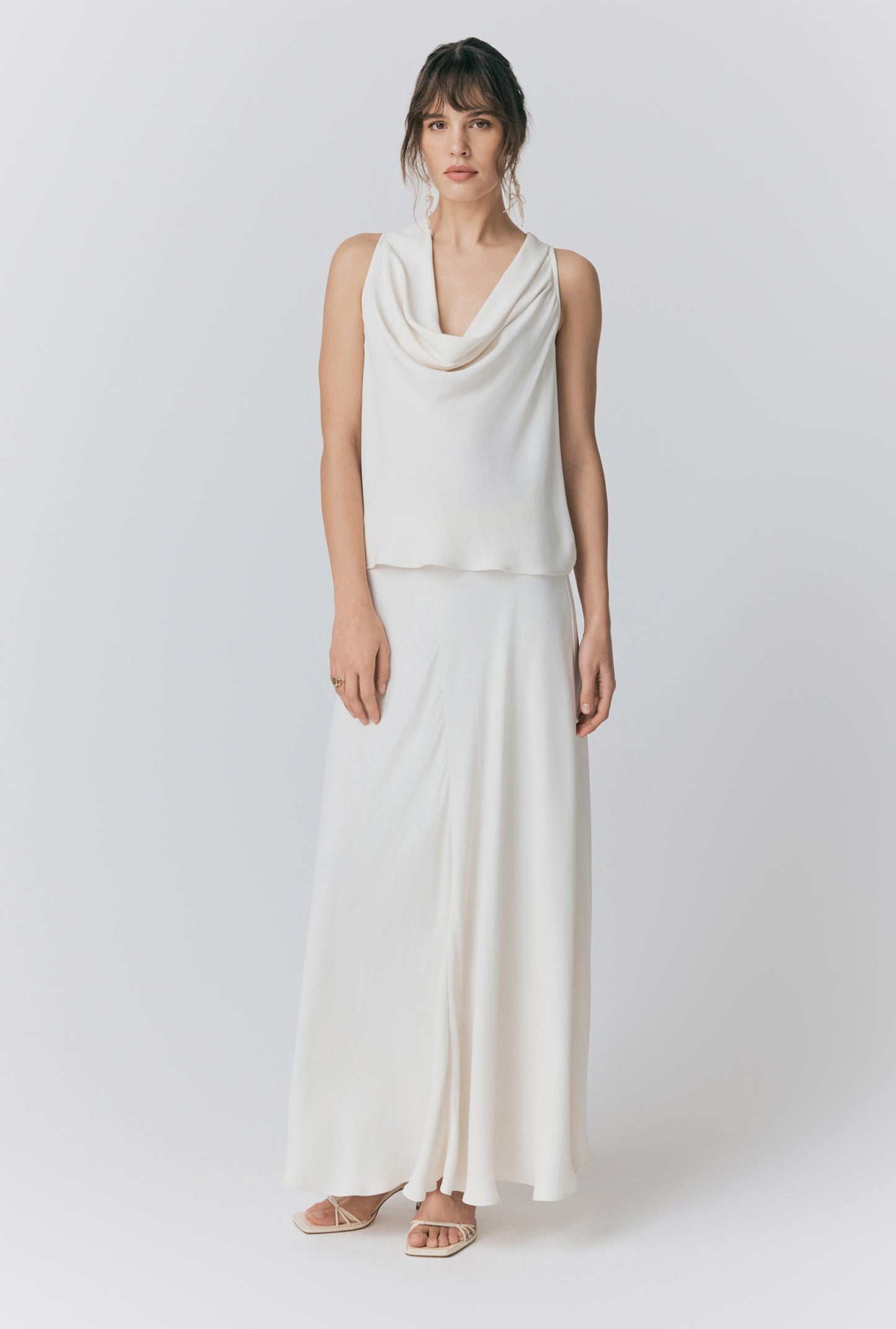 Adrianna Crepe Maxi Skirt
