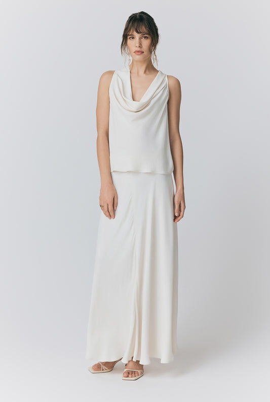 Adrianna Crepe Maxi Skirt
