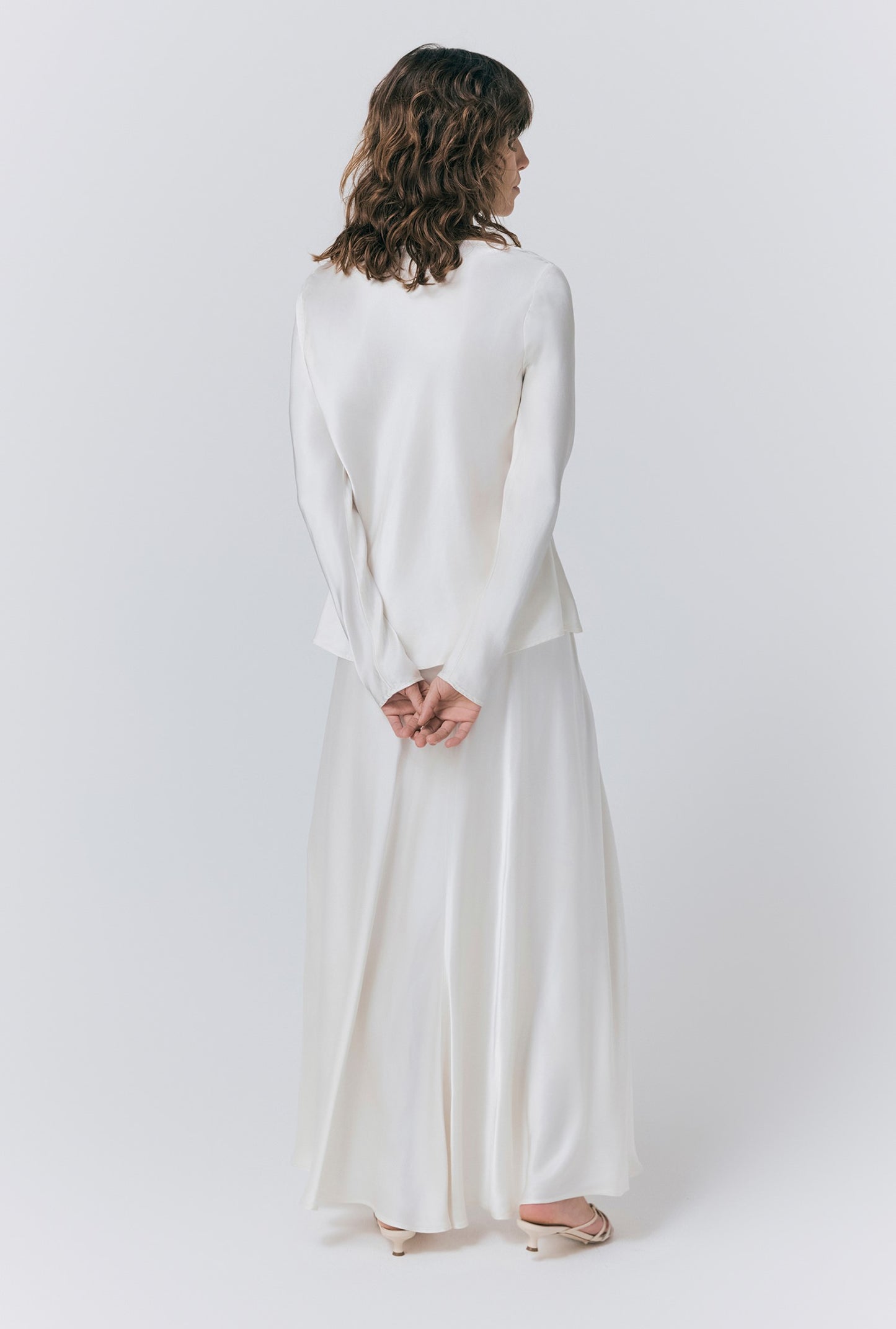 Colette Satin Maxi Skirt
