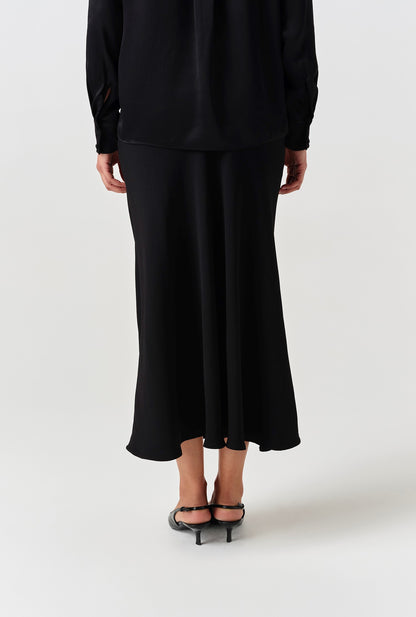 Lyra Crepe Midi Skirt