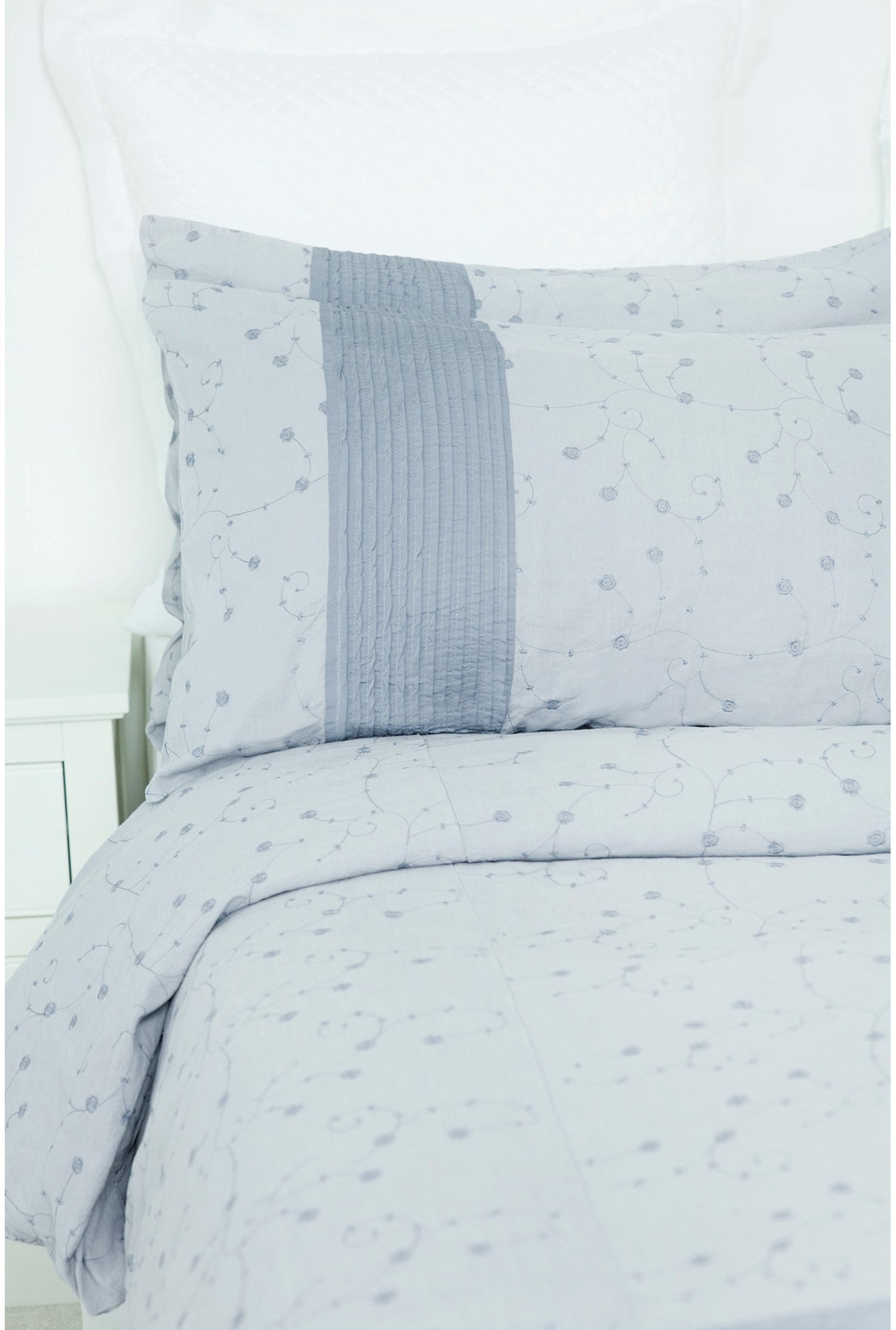 Anna Duvet Set Silver