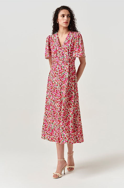Jess Floral V-Neck Dress