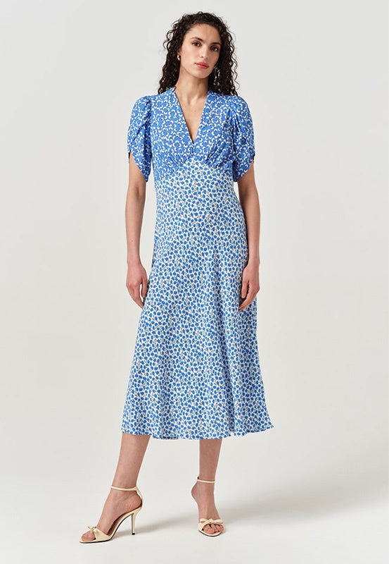 Faye Floral V-Neck Dress